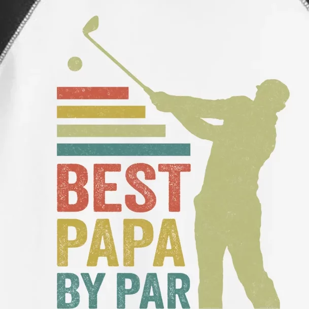 Funny Best Papa By Par FatherS Day Golf Grandpa Funny Gift Toddler Fine Jersey T-Shirt