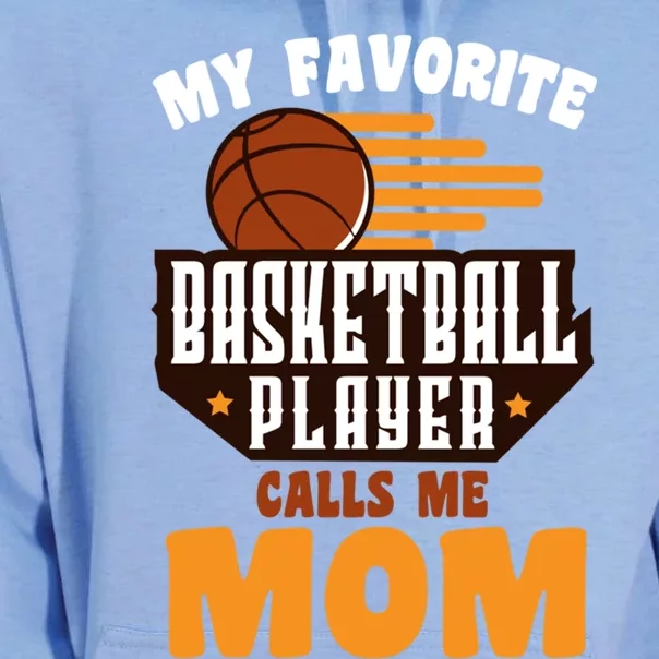 Favorite Basketball Player Calls Me Mom Basketball Gift Unisex Surf Hoodie