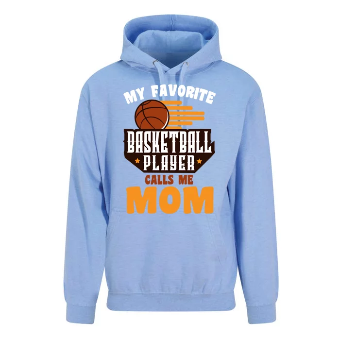 Favorite Basketball Player Calls Me Mom Basketball Gift Unisex Surf Hoodie