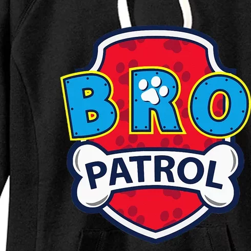 Funny Brother Patrol Dog Brother Women's Fleece Hoodie