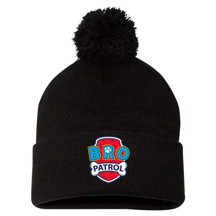 Funny Brother Patrol Dog Brother Pom Pom 12in Knit Beanie