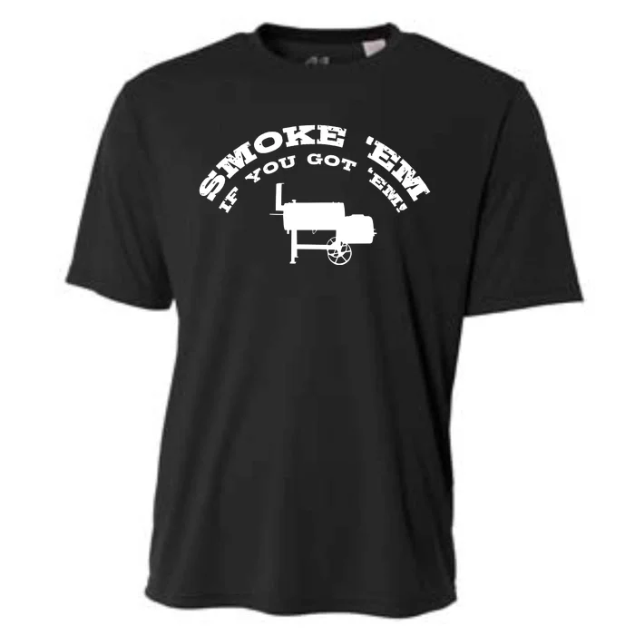 Funny Bbq Pit Offset Smoker Accessory Pitmaster Sweagift Cooling Performance Crew T-Shirt