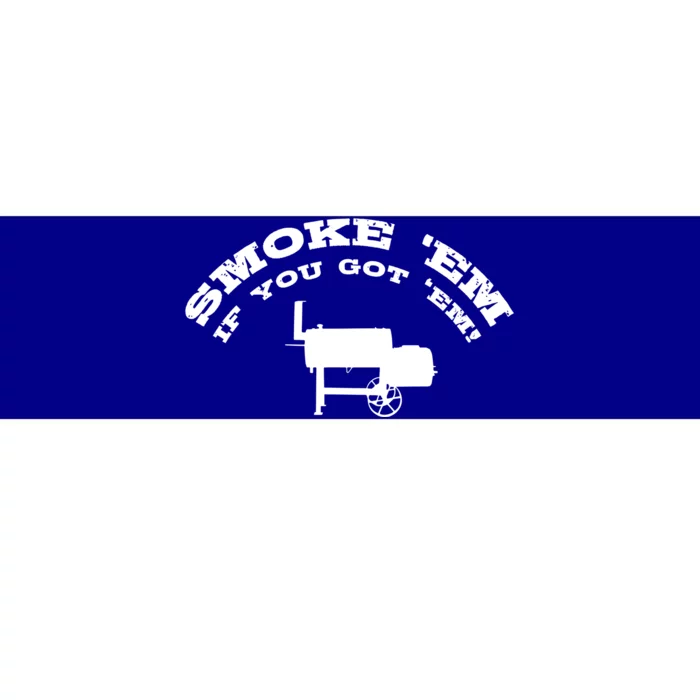 Funny Bbq Pit Offset Smoker Accessory Pitmaster Sweagift Bumper Sticker