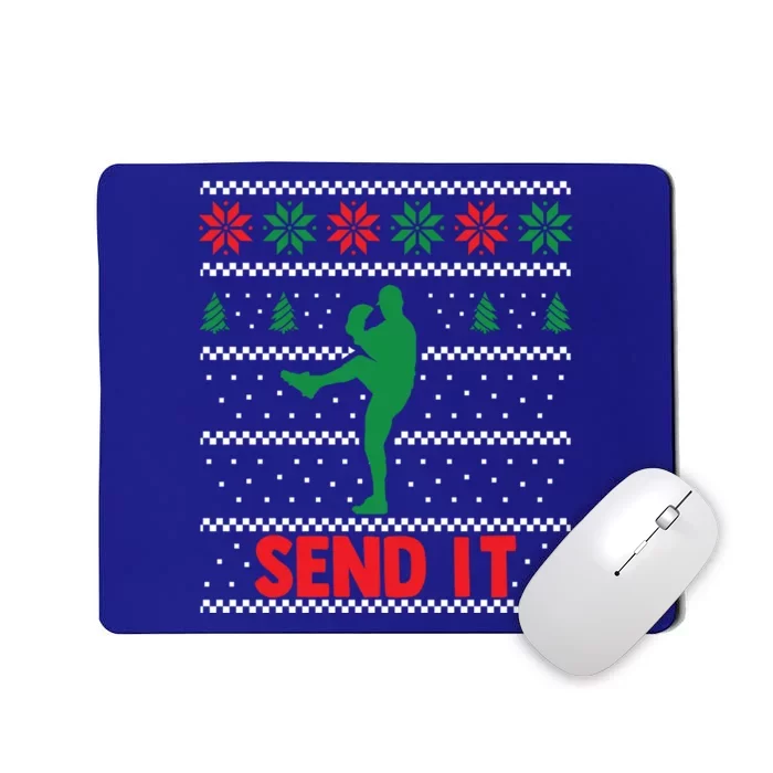 Funny Baseball Player Christmas Xmas Send It Meaningful Gift Mousepad