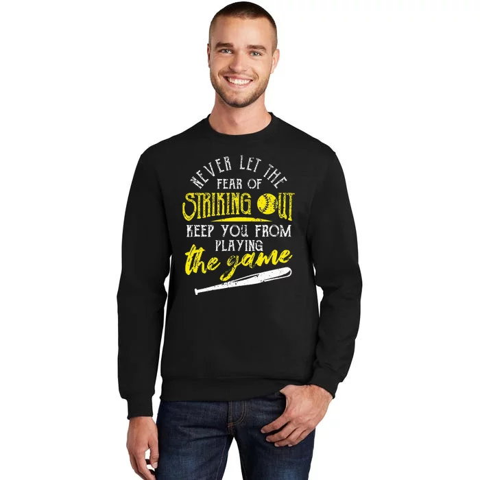 Funny Basketball Player Typography Motivational For Tall Sweatshirt