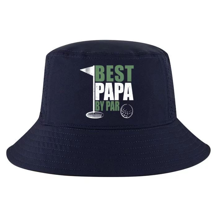 Funny Best Papa By Par FatherS Day Golf Dad Grandpa Gift Cute Gift Cool Comfort Performance Bucket Hat