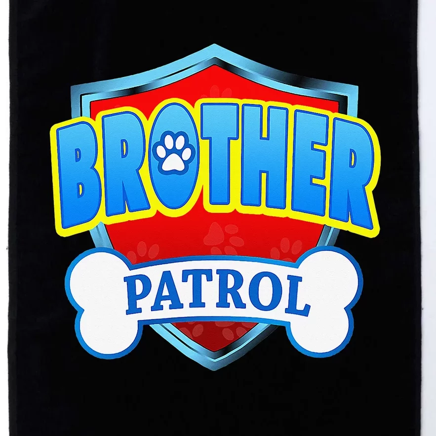 Funny Brother Patrol Dog Mom Dad Platinum Collection Golf Towel