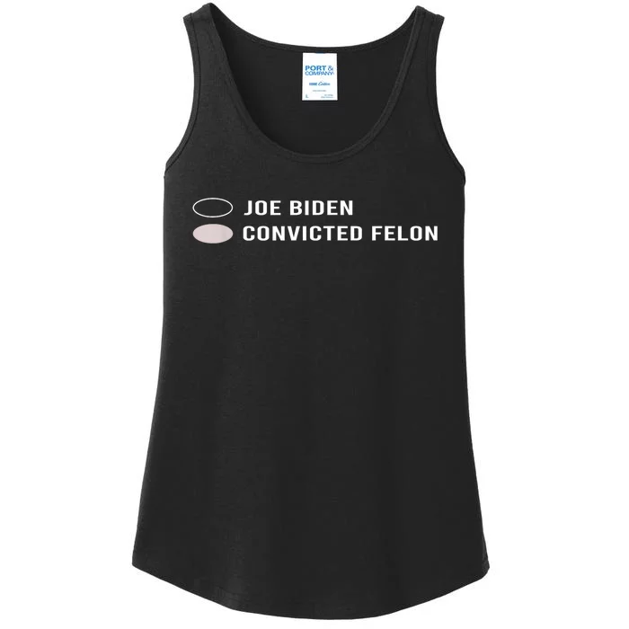 Funny Ballot Paper Voting Humor Ladies Essential Tank