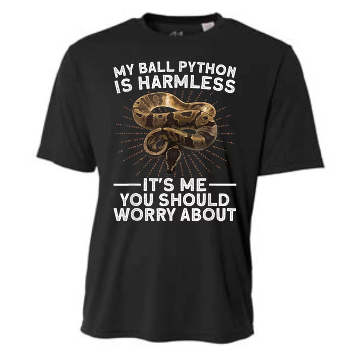 Funny Ball Python For Men Women Snake Lover Reptile Animal Cooling Performance Crew T-Shirt