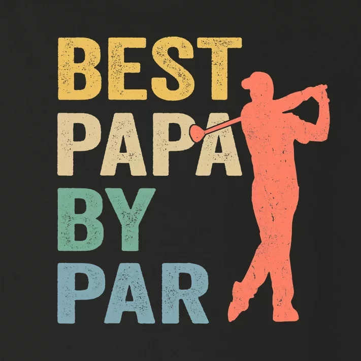 Funny Best Papa By Par Fathers Day Golf Grandpa Toddler Long Sleeve Shirt