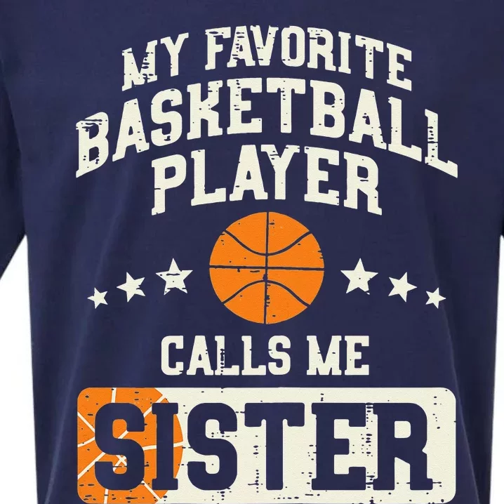 Favorite Basketball Player Sister Family Matching Sueded Cloud Jersey T-Shirt