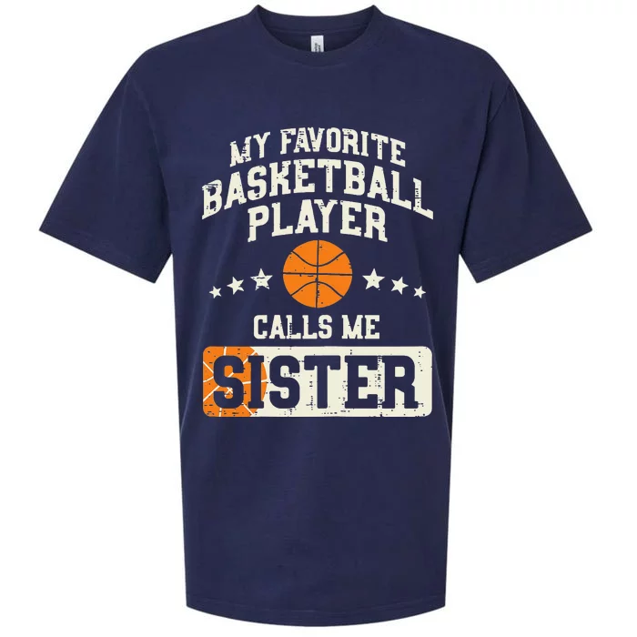 Favorite Basketball Player Sister Family Matching Sueded Cloud Jersey T-Shirt