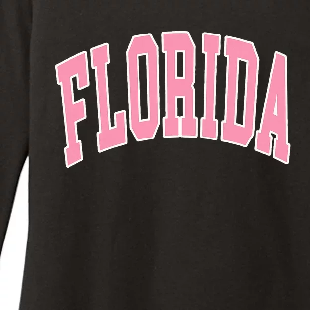 Florida Beach Preppy Womens CVC Long Sleeve Shirt