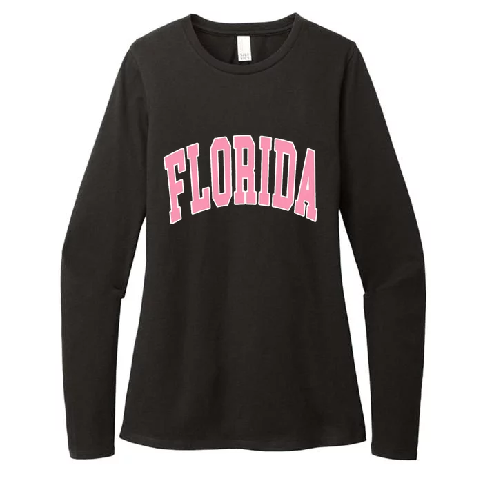 Florida Beach Preppy Womens CVC Long Sleeve Shirt