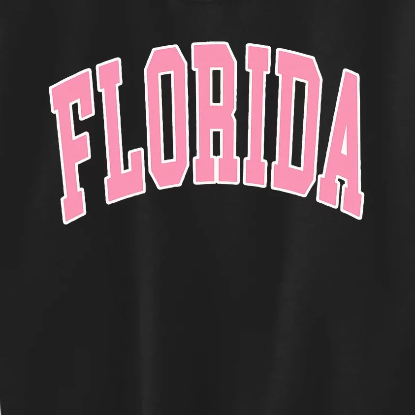 Florida Beach Preppy Kids Sweatshirt