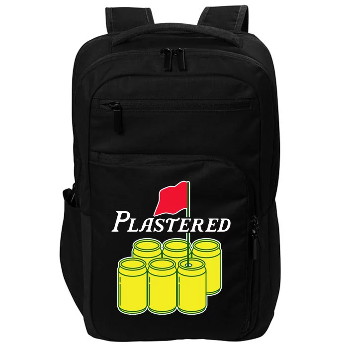 Funny Beer Plastered Golf Tournament Impact Tech Backpack