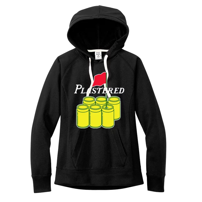 Funny Beer Plastered Golf Tournament Women's Fleece Hoodie