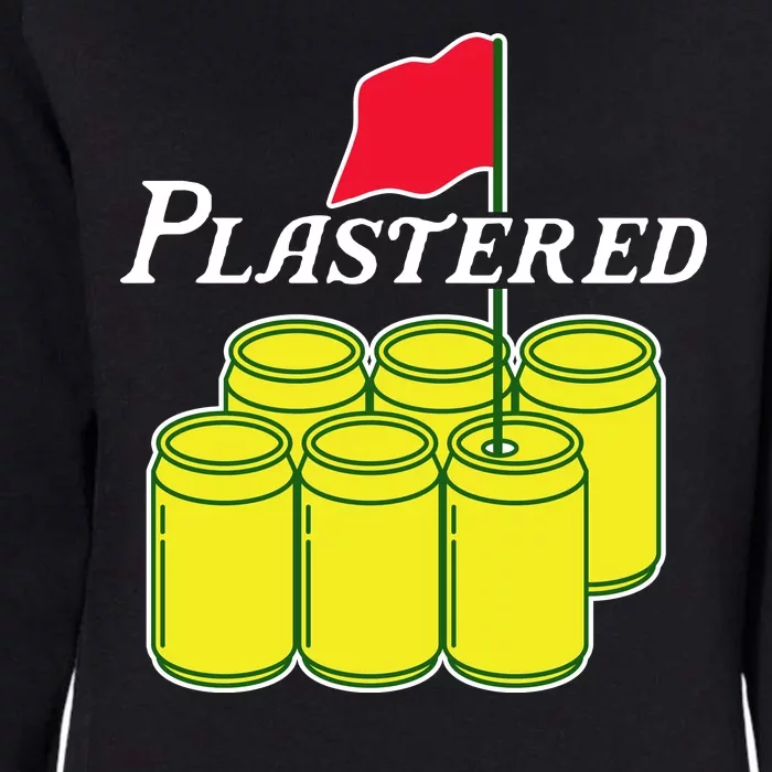 Funny Beer Plastered Golf Tournament Womens California Wash Sweatshirt