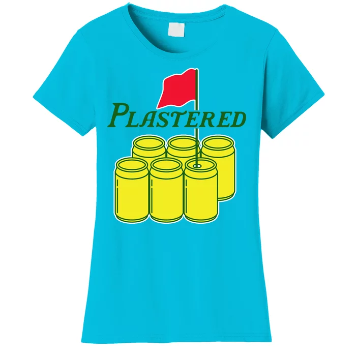 Funny Beer Plastered Golf Tournament Women's T-Shirt