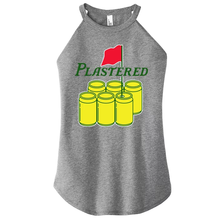 Funny Beer Plastered Golf Tournament Women’s Perfect Tri Rocker Tank