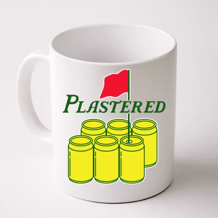 Funny Beer Plastered Golf Tournament Front & Back Coffee Mug