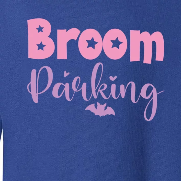 Funny Broom Parking Ghost Graphic Gift Toddler Sweatshirt