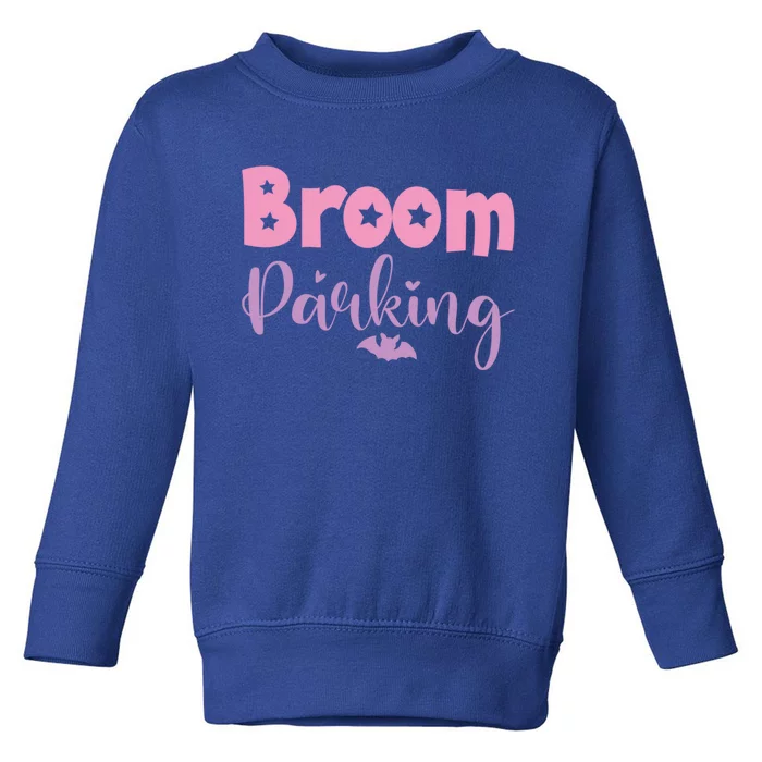 Funny Broom Parking Ghost Graphic Gift Toddler Sweatshirt