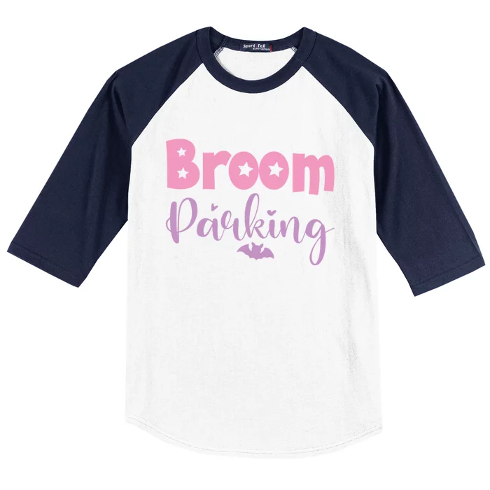 Funny Broom Parking Ghost Graphic Gift Baseball Sleeve Shirt