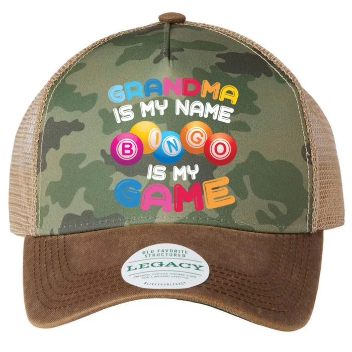 Funny Bingo Player Grandma Gift Legacy Tie Dye Trucker Hat