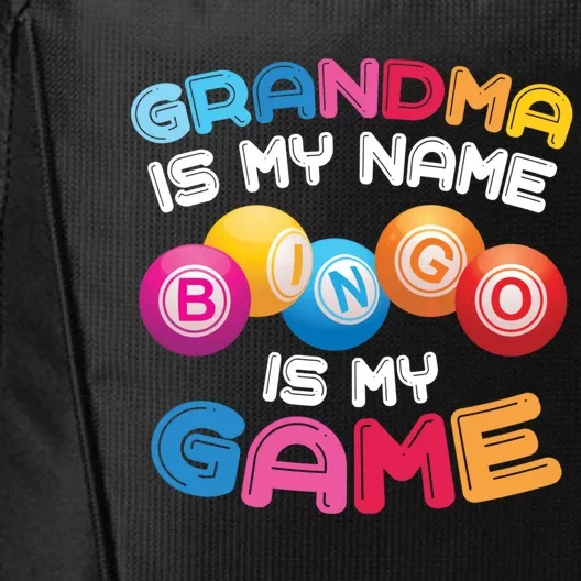 Funny Bingo Player Grandma Gift City Backpack