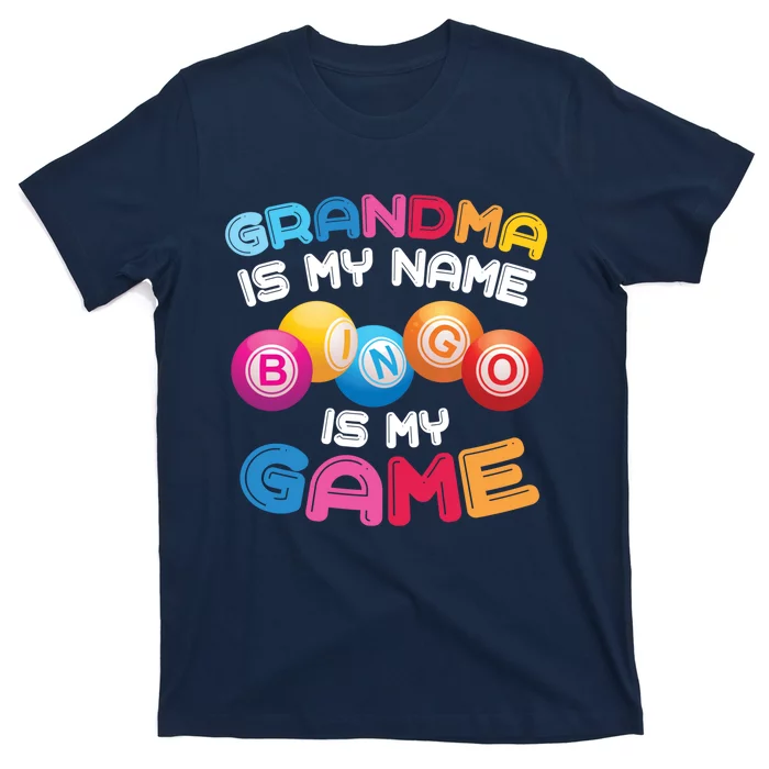 Funny Bingo Player Grandma Gift T-Shirt