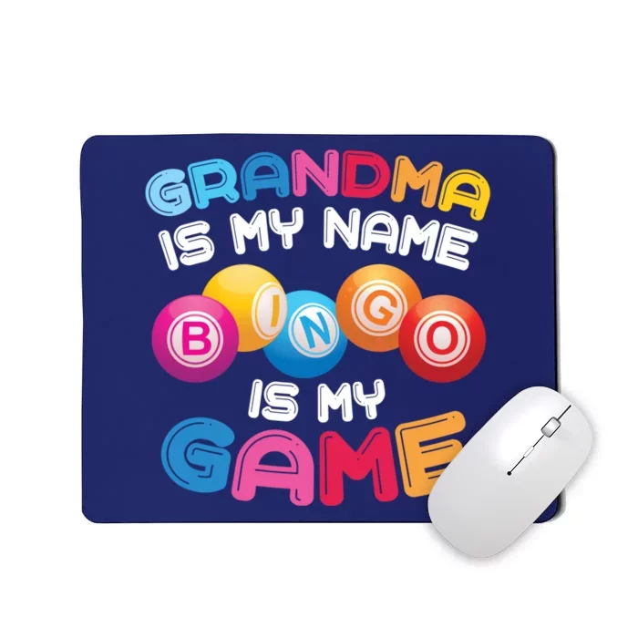 Funny Bingo Player Grandma Gift Mousepad