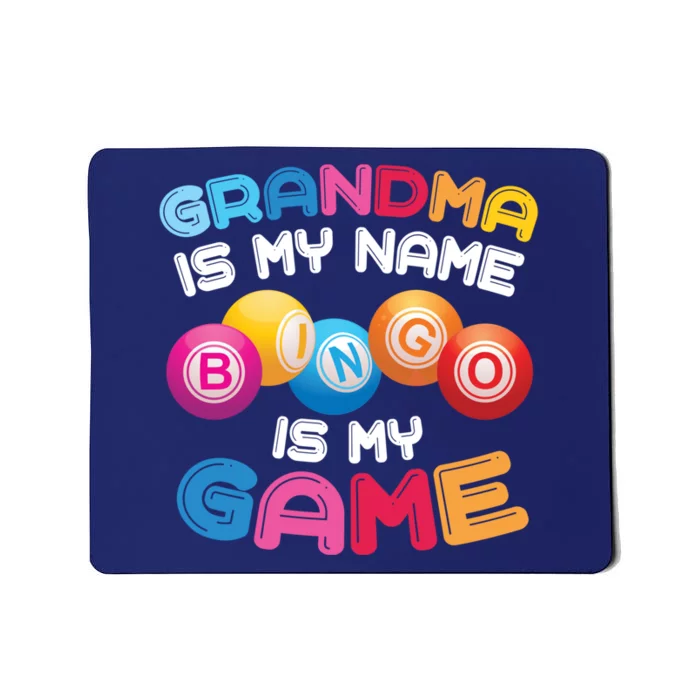 Funny Bingo Player Grandma Gift Mousepad