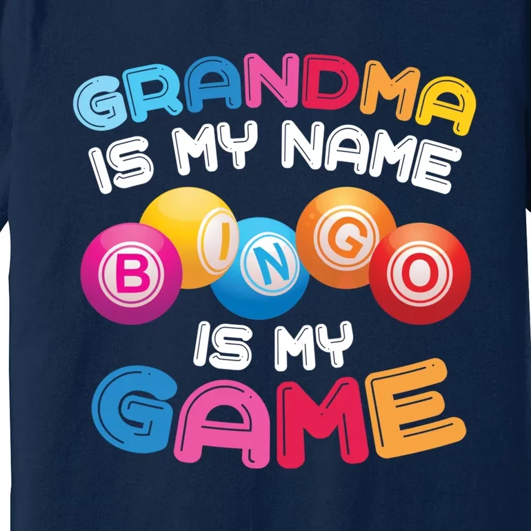 Funny Bingo Player Grandma Gift Premium T-Shirt