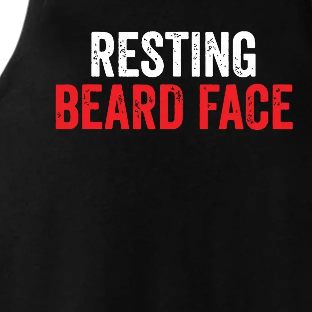 Funny Beard Parody Bearded Ladies Tri-Blend Wicking Tank