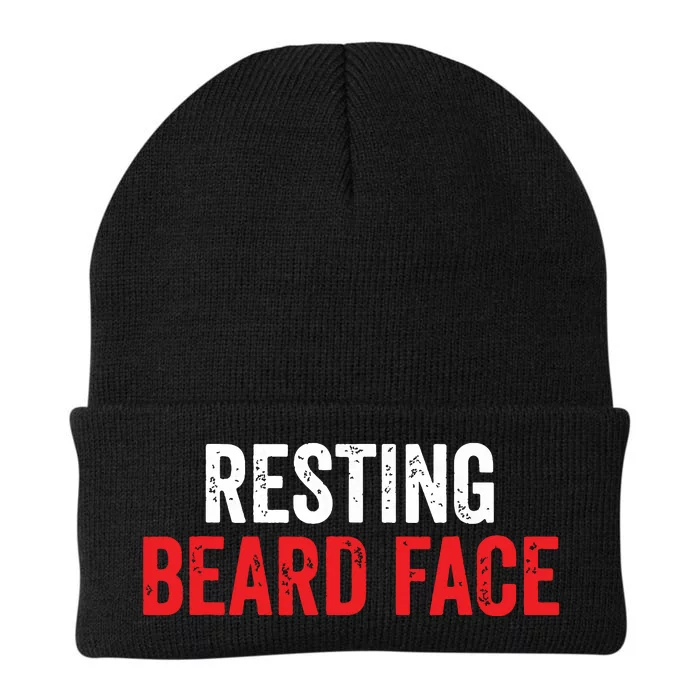 Funny Beard Parody Bearded Knit Cap Winter Beanie