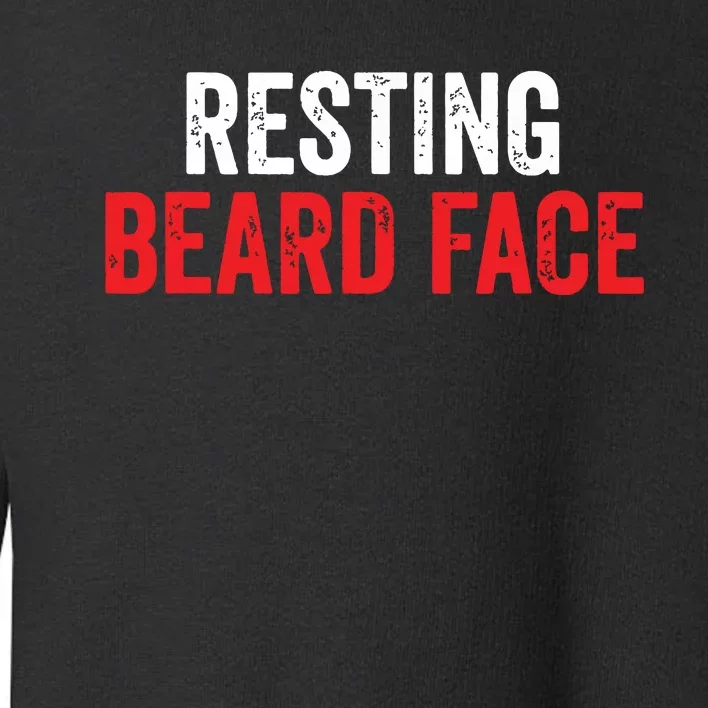 Funny Beard Parody Bearded Toddler Sweatshirt