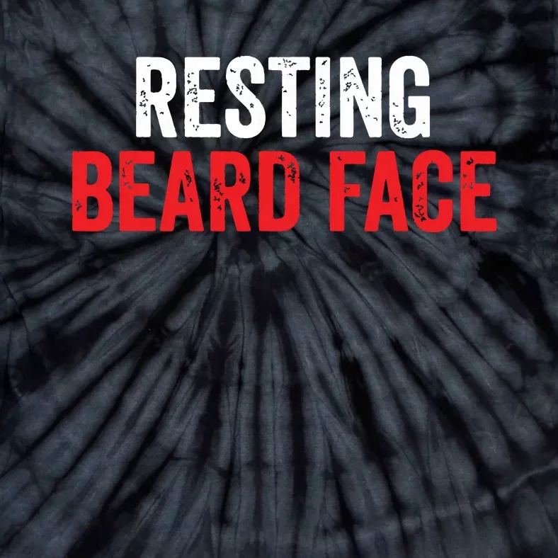 Funny Beard Parody Bearded Tie-Dye T-Shirt