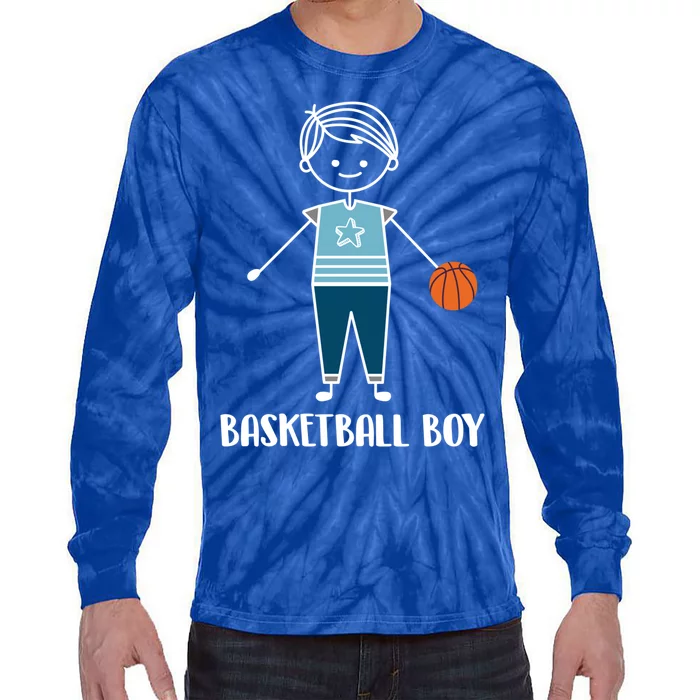 Funny Basketball Player Gift Basketball Gift Tie-Dye Long Sleeve Shirt