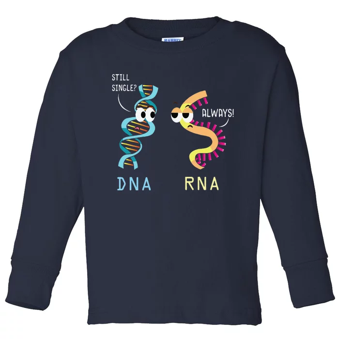 Funny Biology Proud Biologist Microbiology DNA RNA Toddler Long Sleeve Shirt