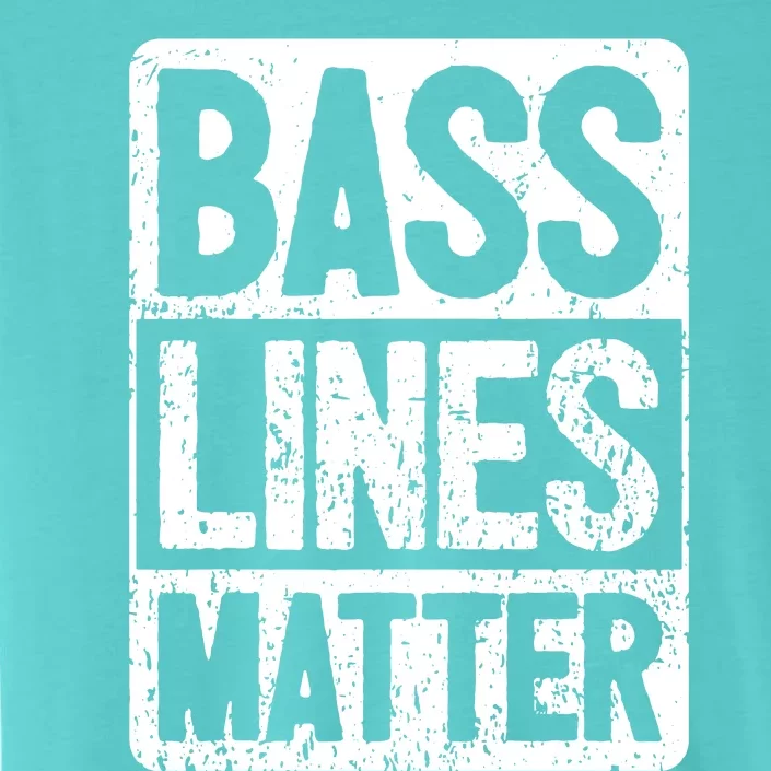 Funny Bass Player Bass Lines Matter Rock Bassist ChromaSoft Performance T-Shirt