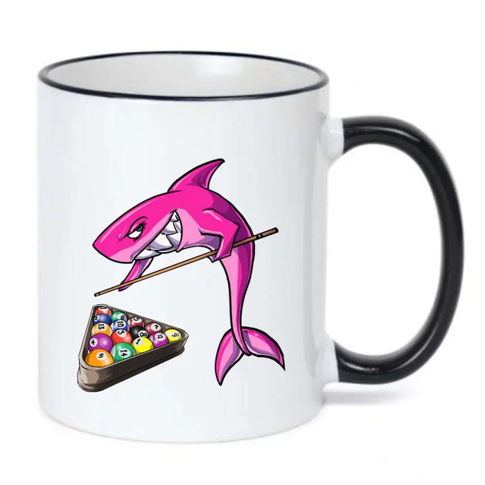 Funny Billiards Pool Shark Female Gift Black Color Changing Mug