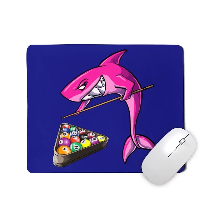 Funny Billiards Pool Shark Female Gift Mousepad