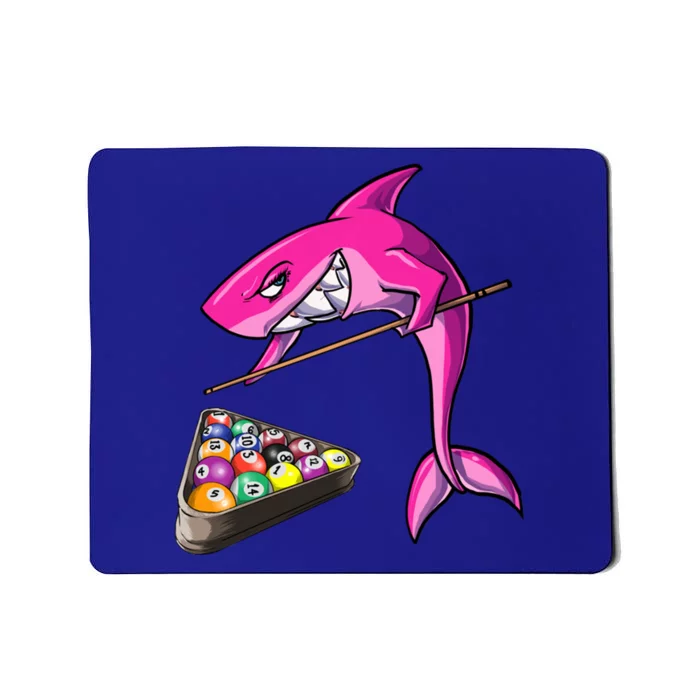 Funny Billiards Pool Shark Female Gift Mousepad