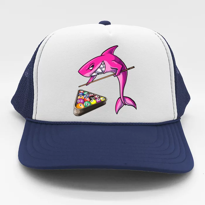 Funny Billiards Pool Shark Female Gift Trucker Hat