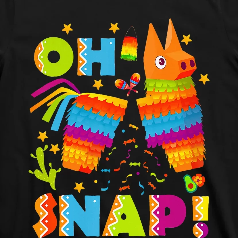 Funny Broken Pinata Oh Snap Cinco De Mayo Mexican Party T-Shirt