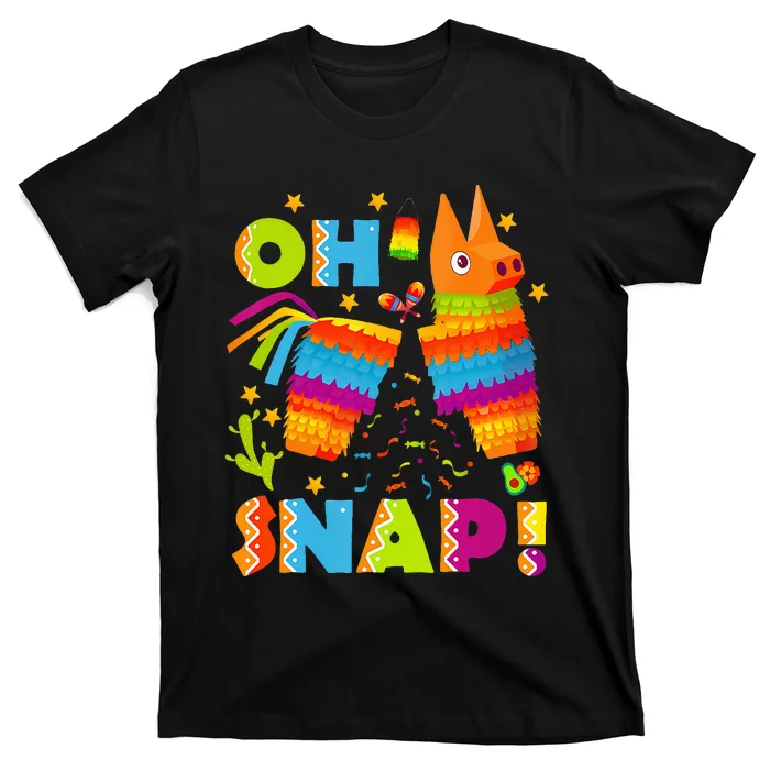 Funny Broken Pinata Oh Snap Cinco De Mayo Mexican Party T-Shirt