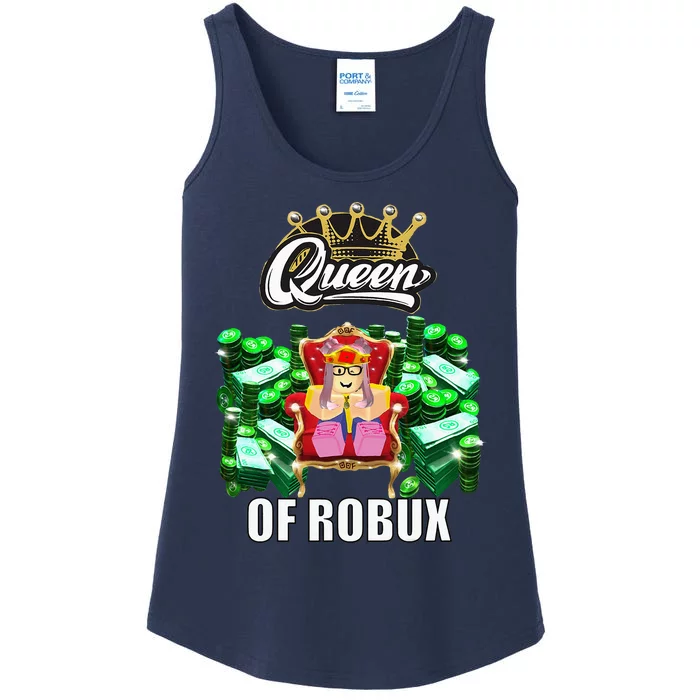 Funny Blox Queen Of ROBUX For Girl VR Gaming Or Video Gamer Ladies Essential Tank