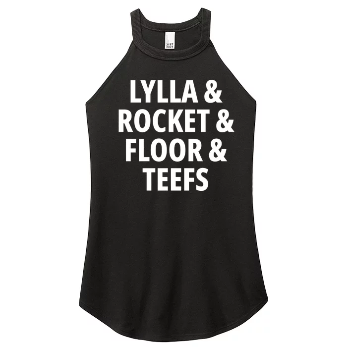 Funny Birthday Quote Lylla And Rocket And Floor And Teefs Women’s Perfect Tri Rocker Tank