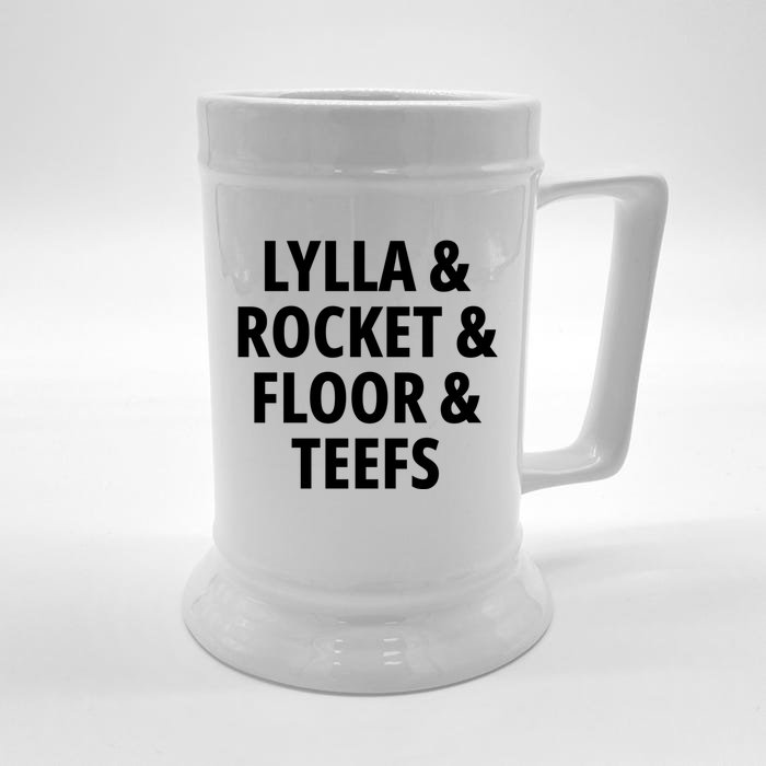 Funny Birthday Quote Lylla And Rocket And Floor And Teefs Front & Back Beer Stein